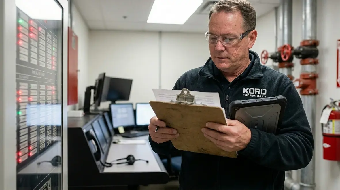 Fire suppression inspection and verification planning meeting