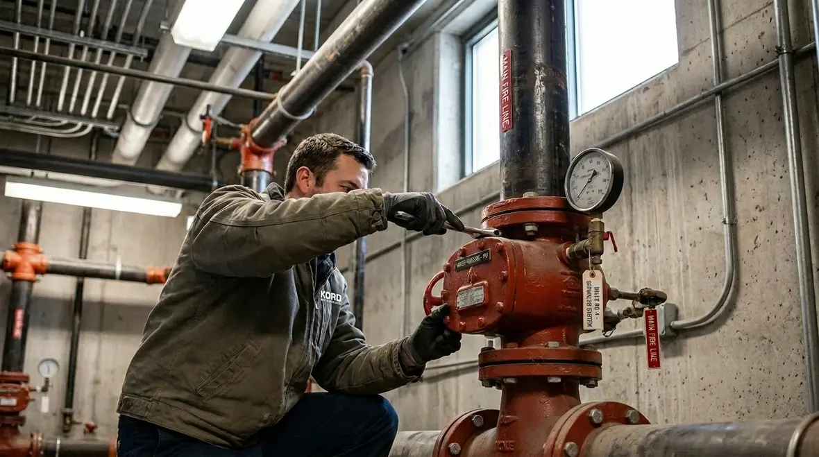Common causes of fire suppression impairment during service and maintenance