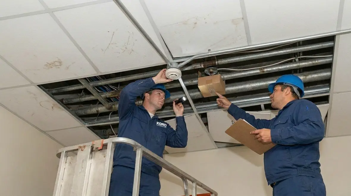 Common fire suppression impairment causes during building maintenance