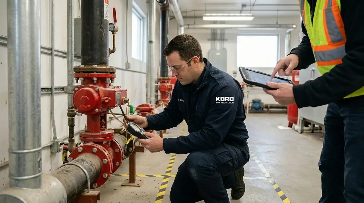 Owner response plan for fire suppression impairment report