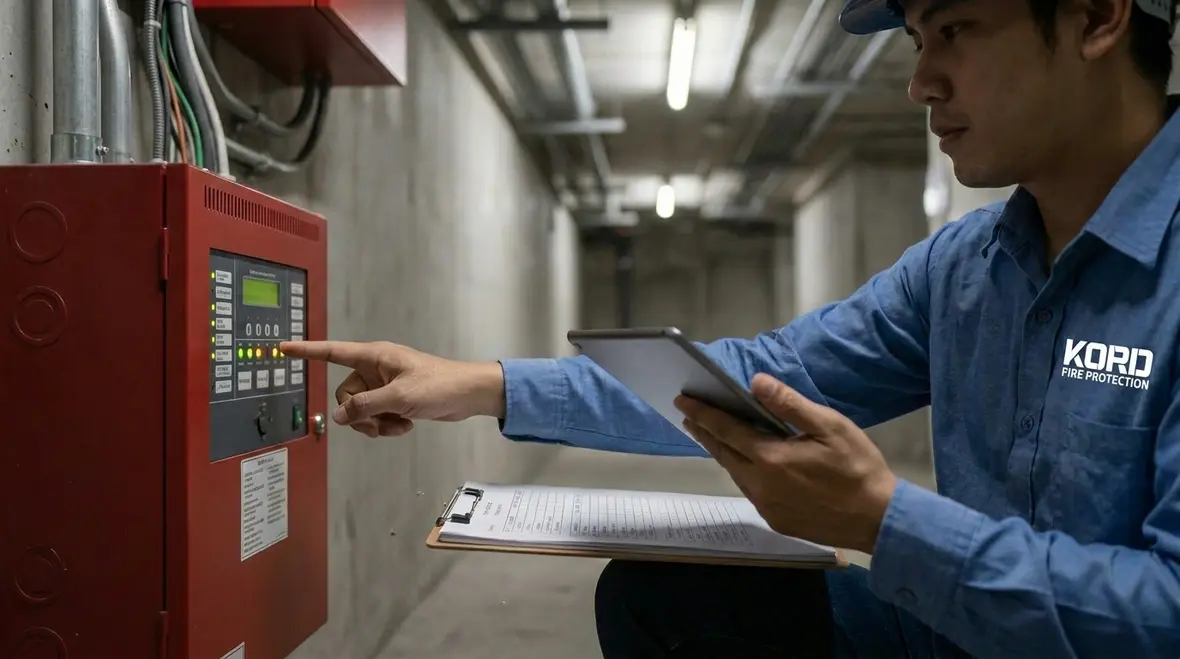 Fire protection review and monitoring of suppression system impairment