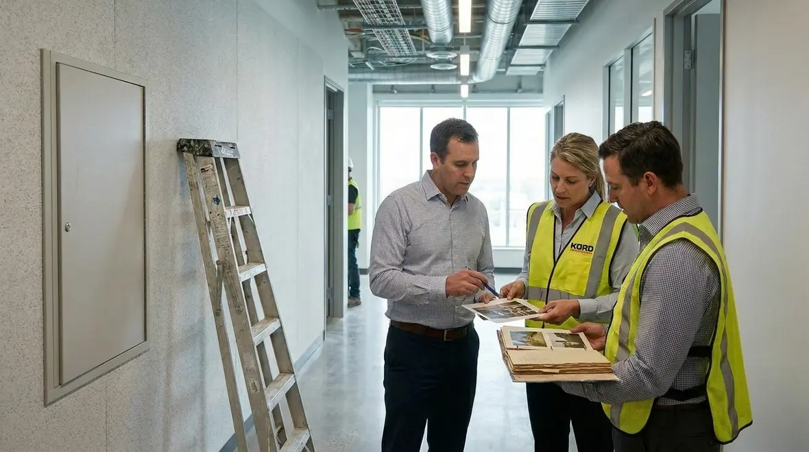 Integrated fire suppression and alarm system emergency performance review