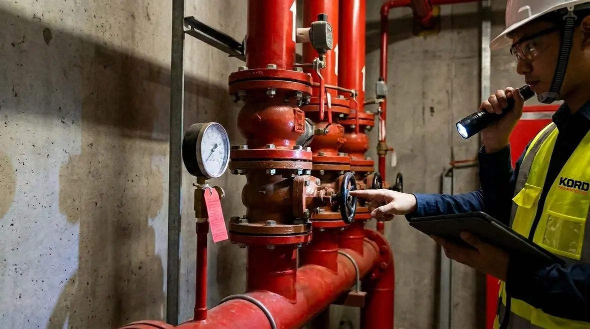 Fire suppression system impairment inspection and repair planning