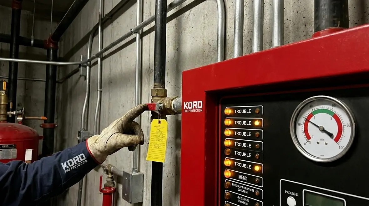 Fire suppression system impairment signs and fixes hero image