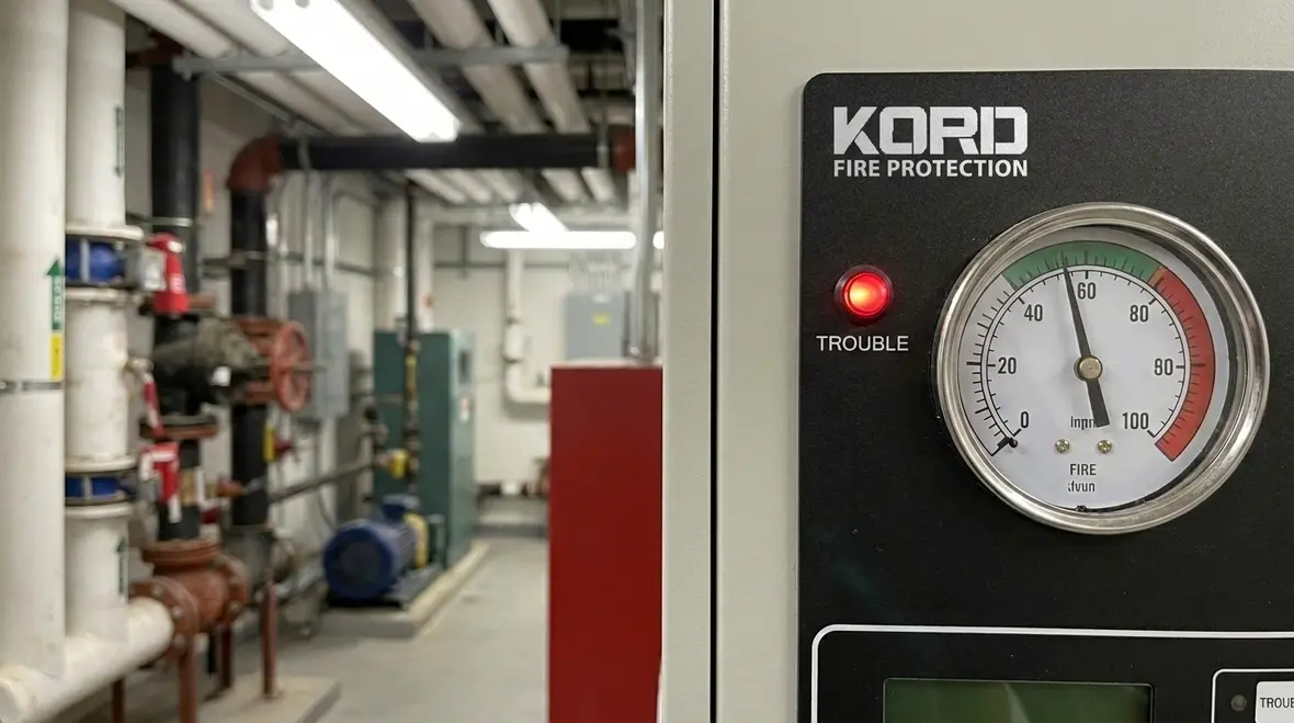 Fire suppression system impairment signs and prevention in a commercial facility