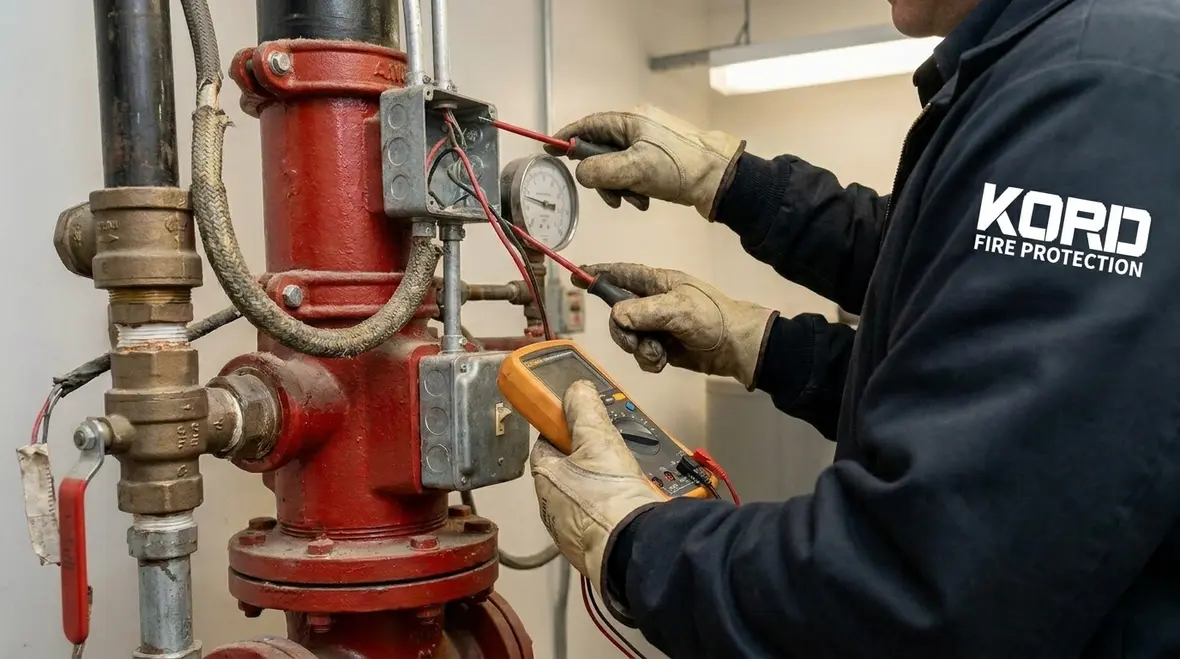 Field inspection of fire suppression piping valves and surrounding obstructions