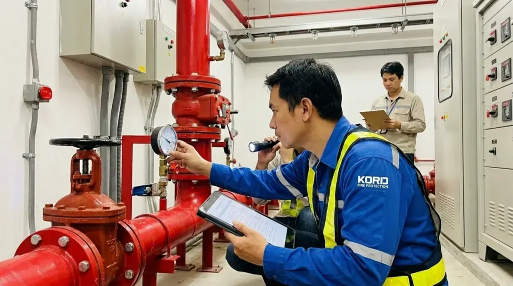 fire suppression inspection checklist
