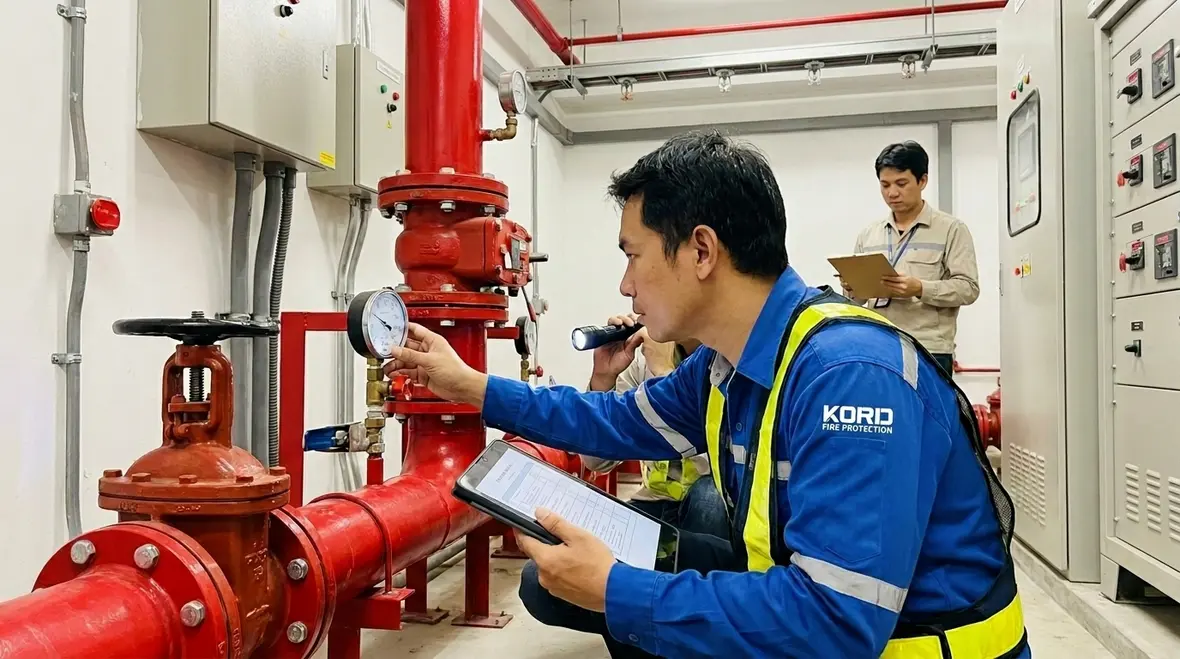 Fire suppression inspection checklist hero image
