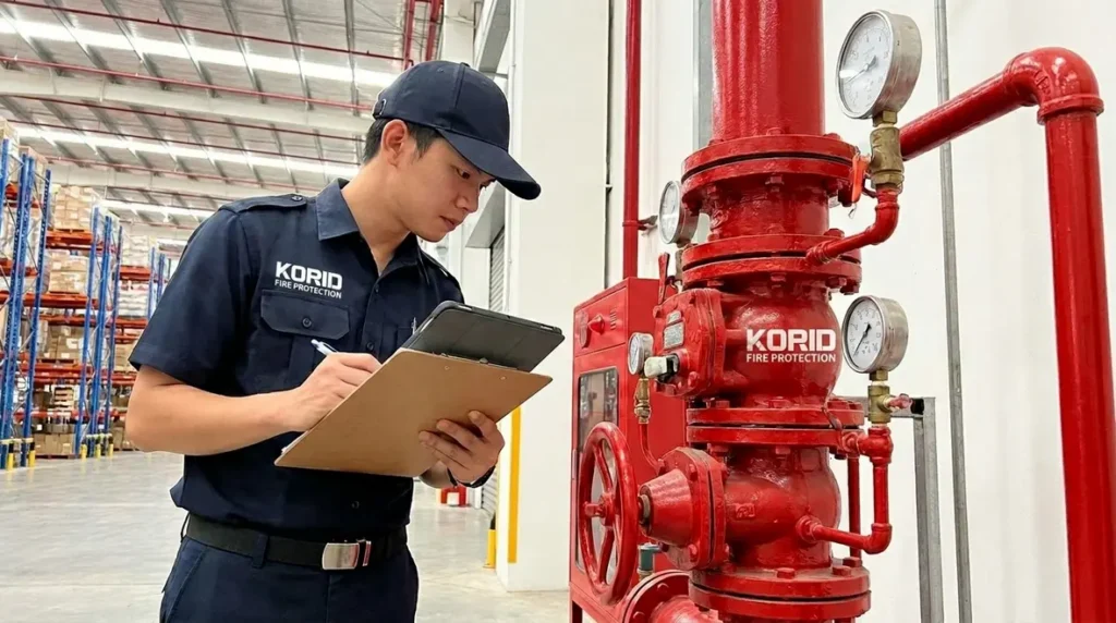 fire suppression inspection frequency