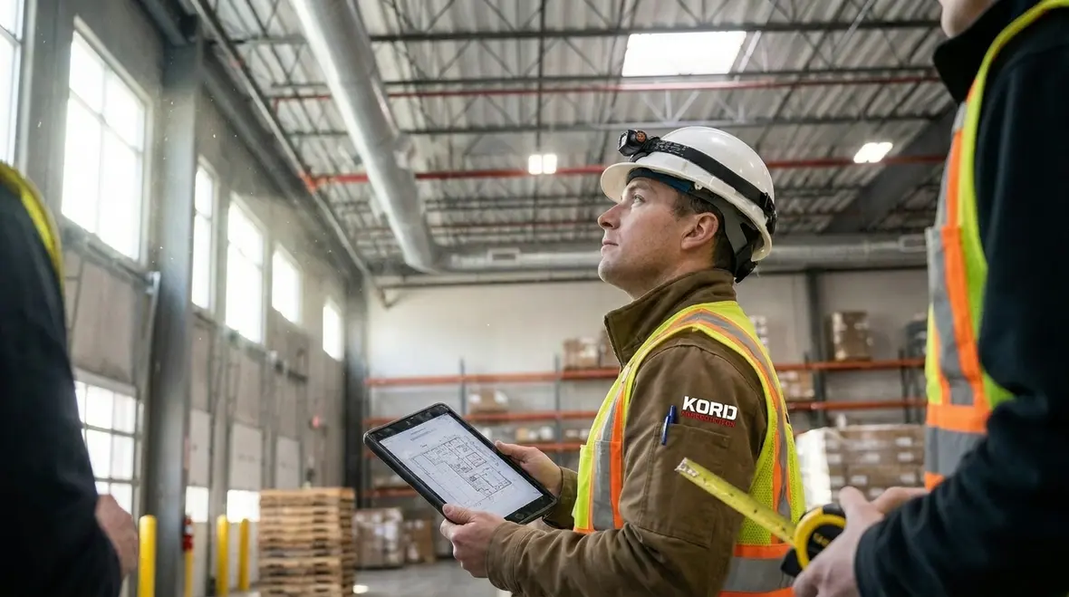 Fire suppression system coverage planning and layout review