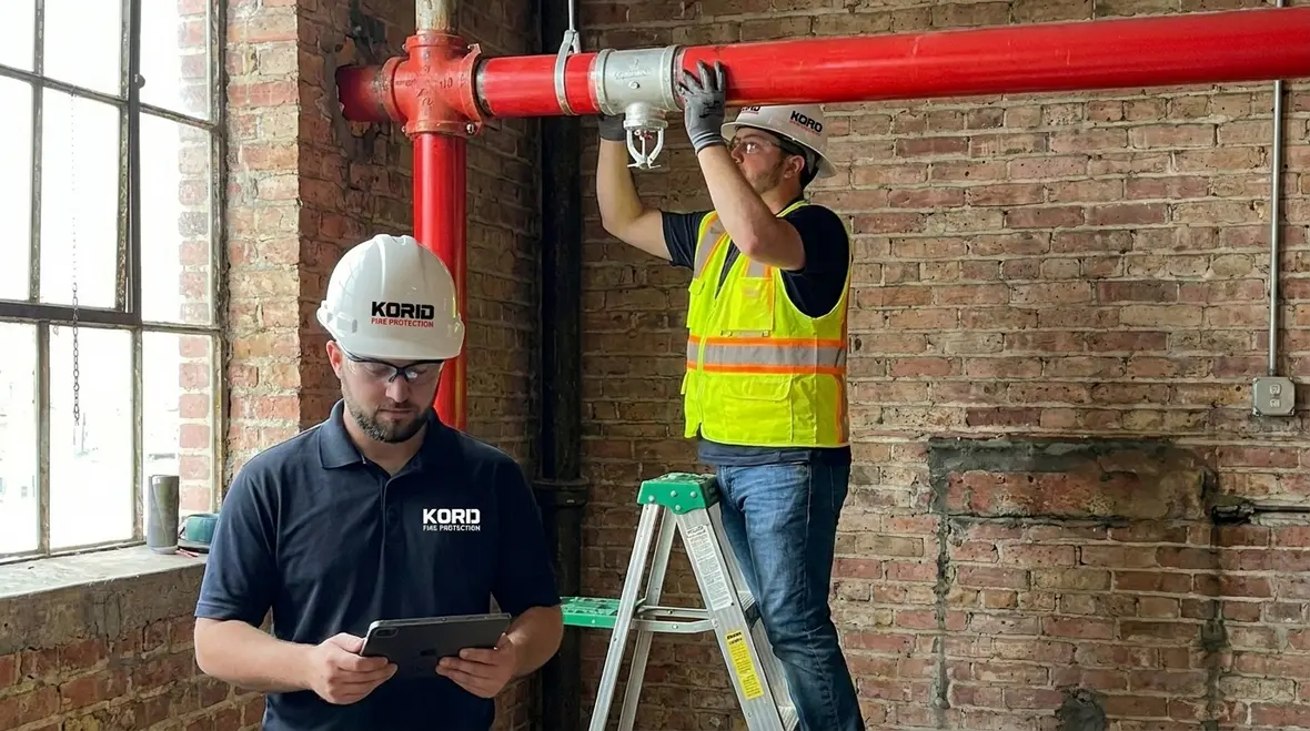 Fire suppression system upgrade for older buildings