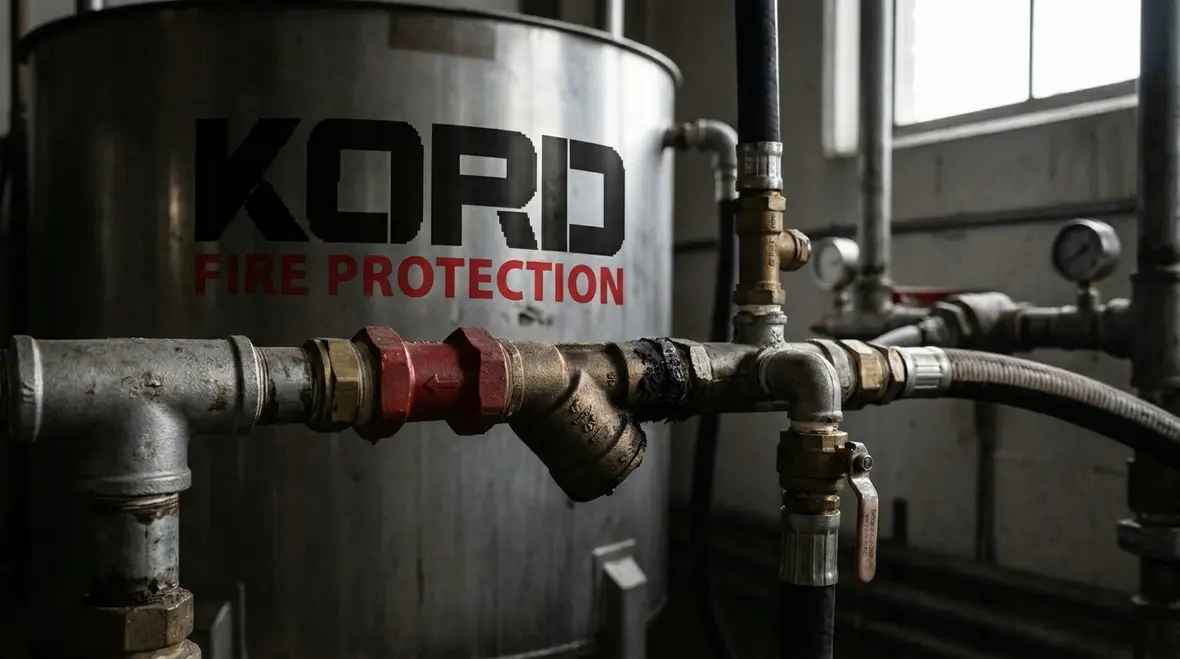 Foam fire suppression proportioning equipment and tanks during scheduled maintenance