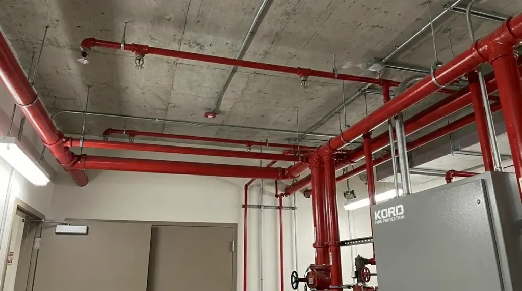government building fire suppression