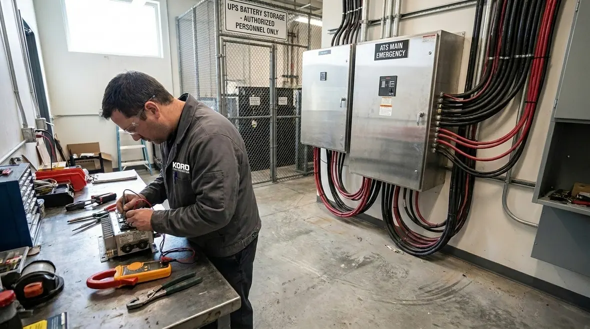 Standby power transfer strategy for high-volume industrial sprinkler systems