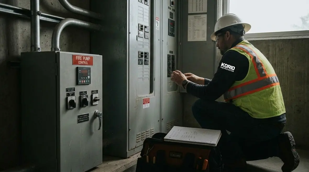 Electrical planning for industrial sprinkler power requirements in high-volume systems