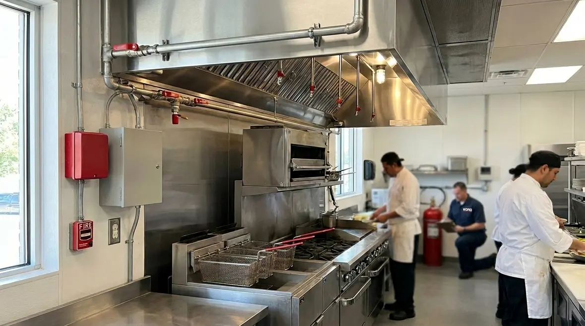 Best known kitchen fire suppression brands in a commercial kitchen
