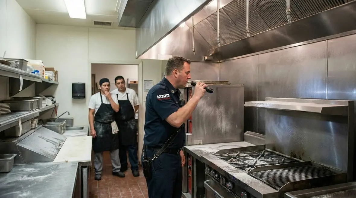 Agent coverage through a commercial kitchen hood and duct system after discharge