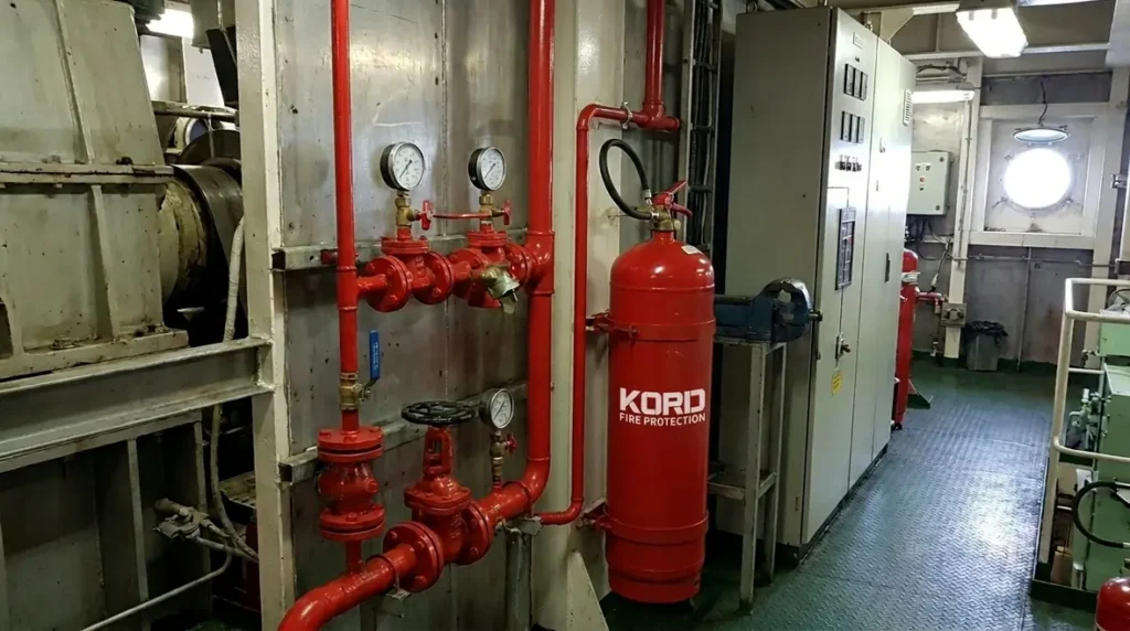 marine fire suppression system