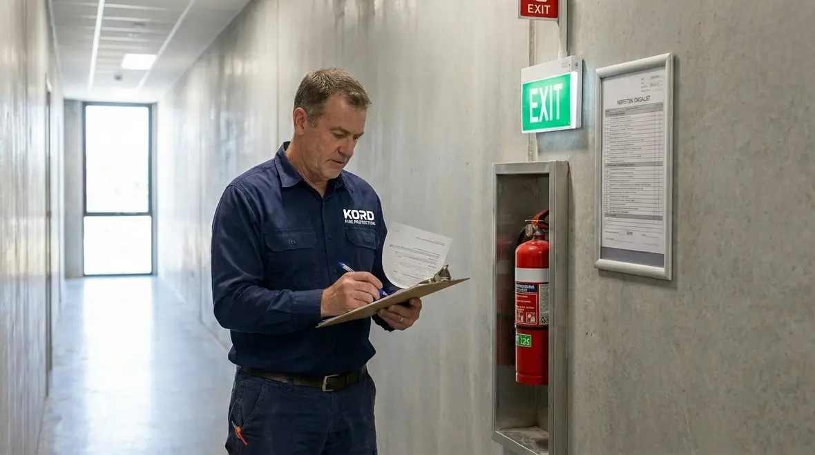 Certified and non certified fire equipment comparison in a commercial facility