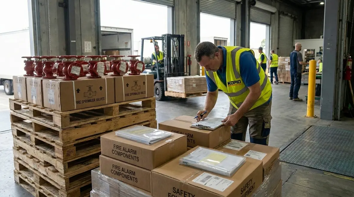 Fire protection supply chain coordination and equipment readiness