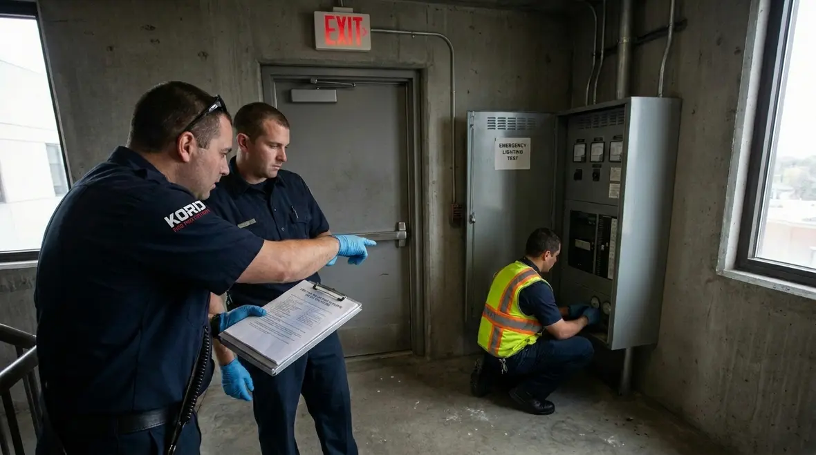 Coordinated fire alarm and smoke management systems in a high rise