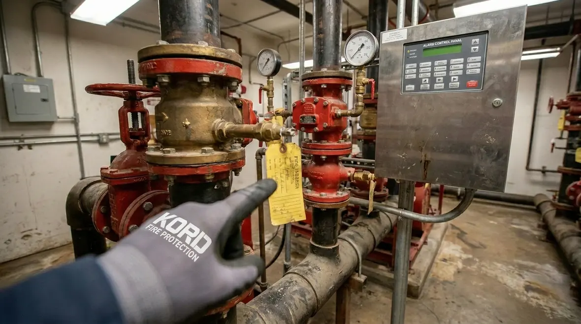 Certified fire protection technician documentation and field review