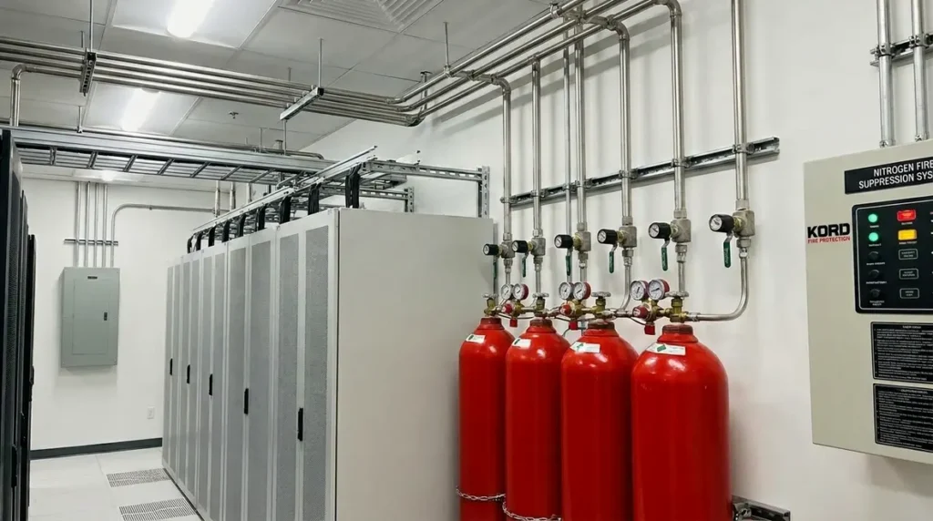 nitrogen fire suppression system