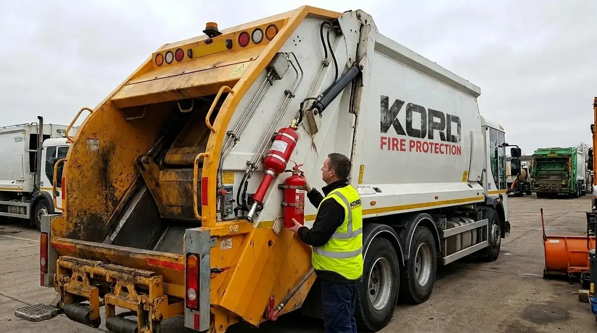 Refuse truck fire suppression featured image