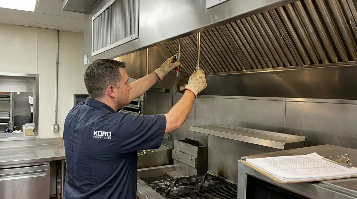 Restaurant fire suppression maintenance checklist for commercial kitchen owners and managers