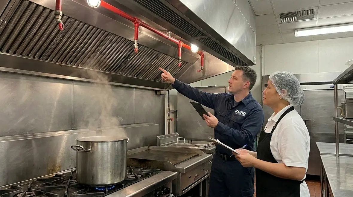 Commercial kitchen fire suppression for schools hero image