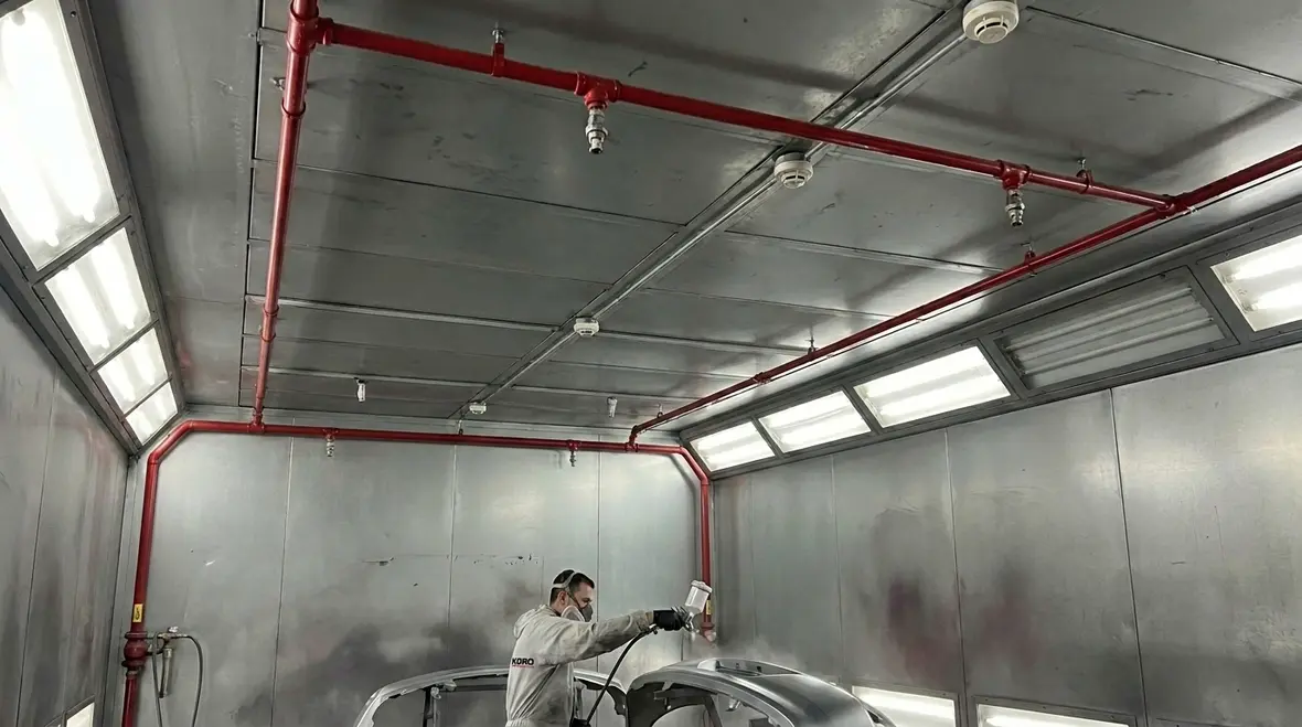 Spray Booth Fire Suppression for Safer Paint Operations