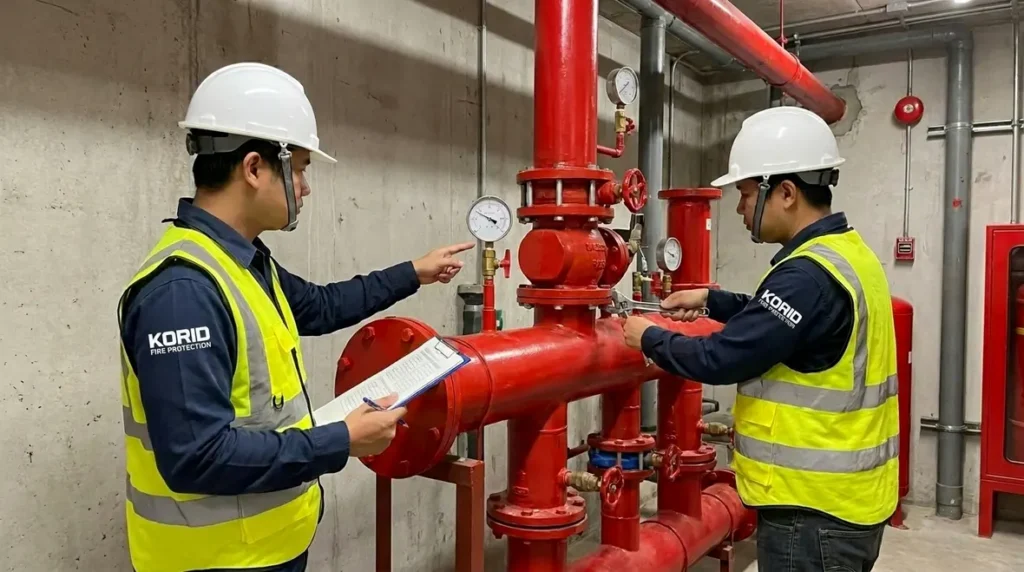 standpipe system testing procedures