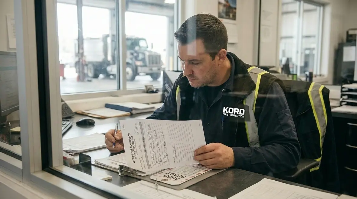Functional check of vehicle fire suppression controller and detection pathway