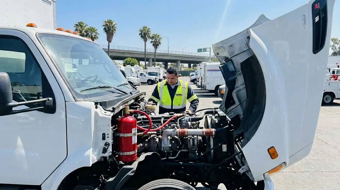 Vehicle fire suppression Southern California fleet service
