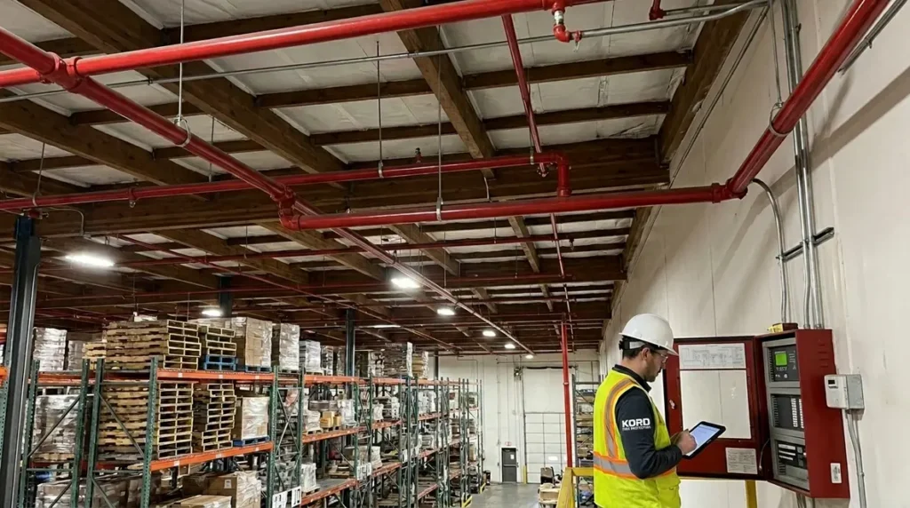 warehouse fire suppression system