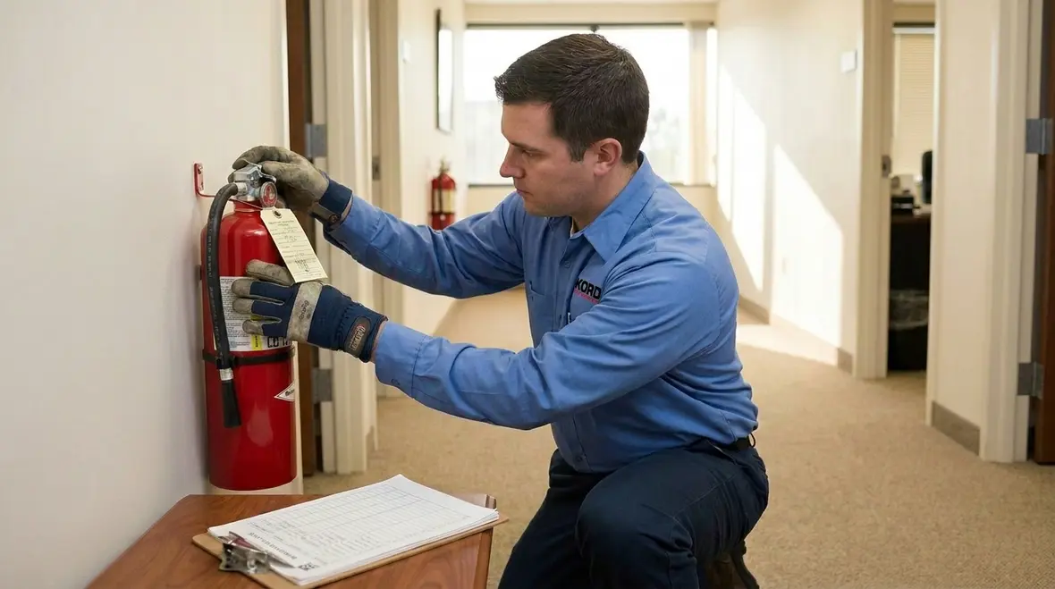 Office extinguisher sizing and quantity planning