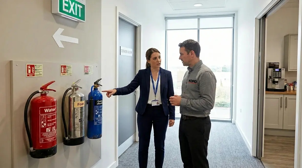 Different office fire extinguisher classes and uses