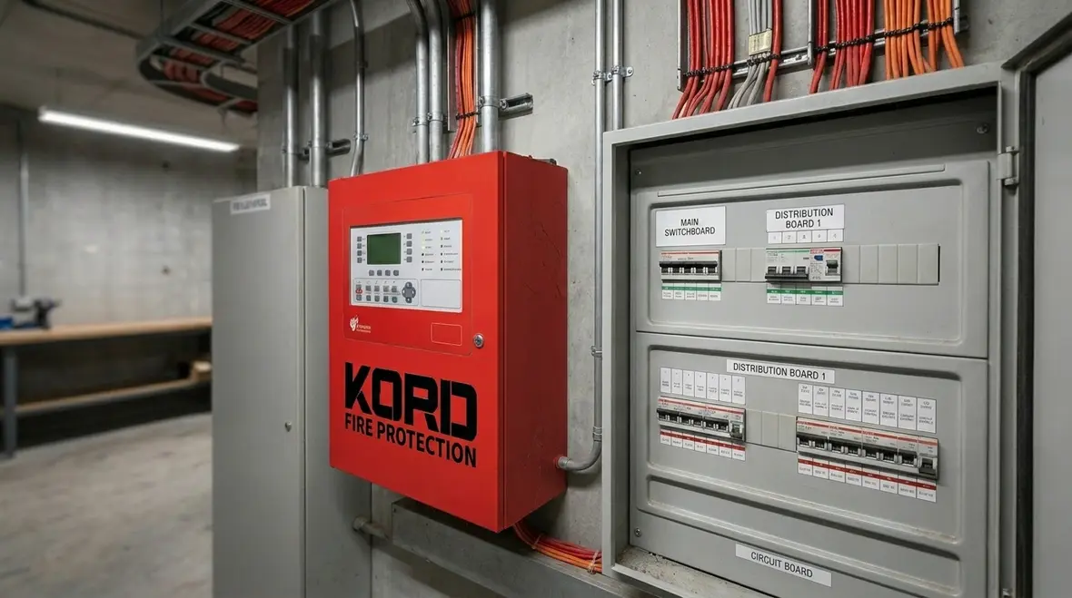 Electrical upgrade work supporting commercial fire alarm retrofitting