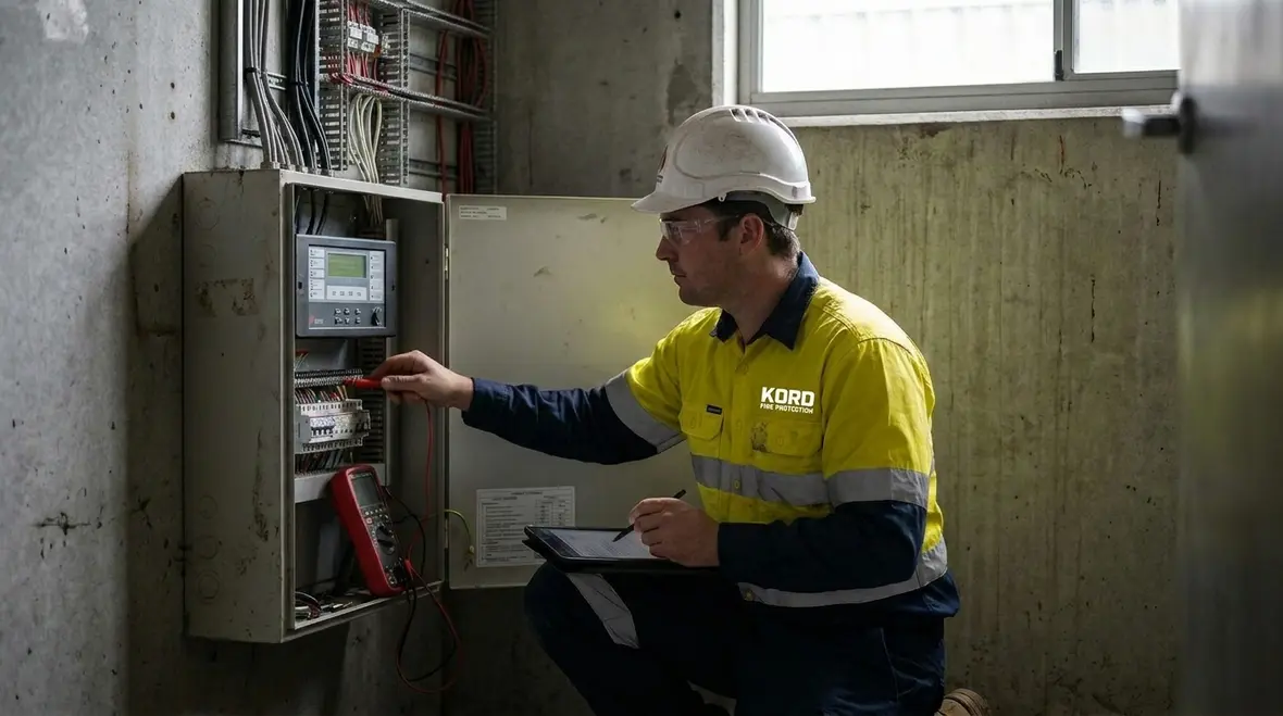 Commercial fire alarm panel and electrical infrastructure upgrade