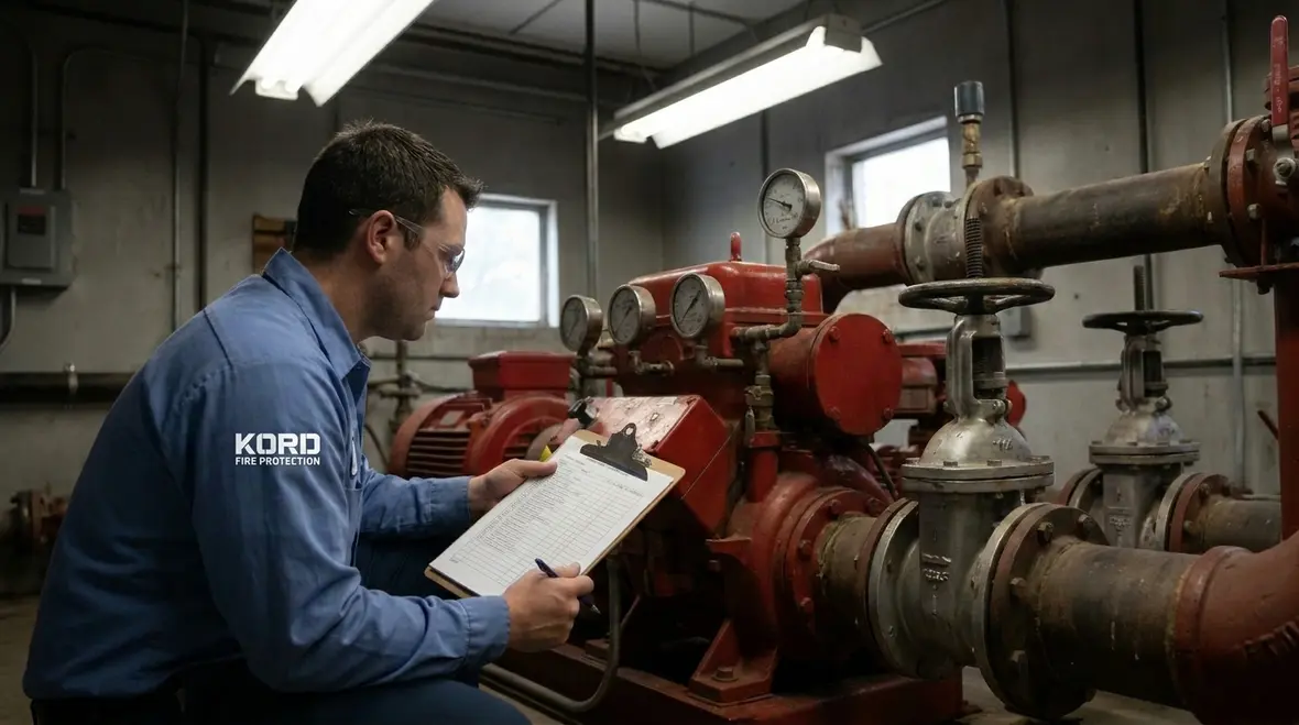 Commercial facility sprinkler layout review and hazard planning