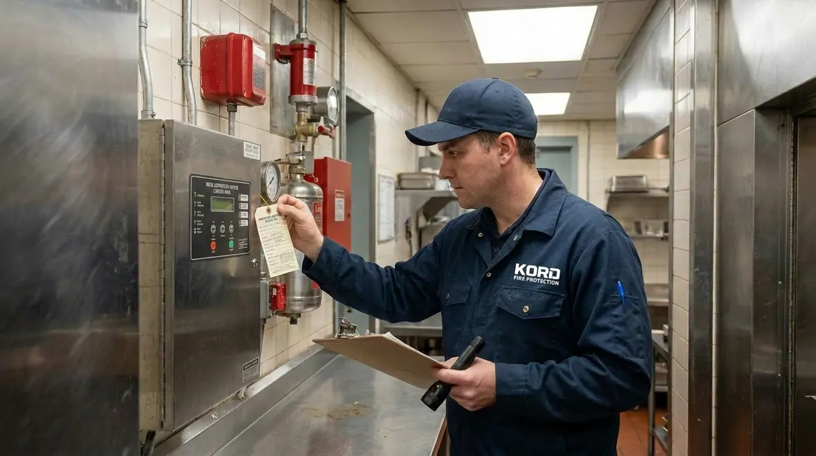 Restaurant hood and duct fire safety system upgrade