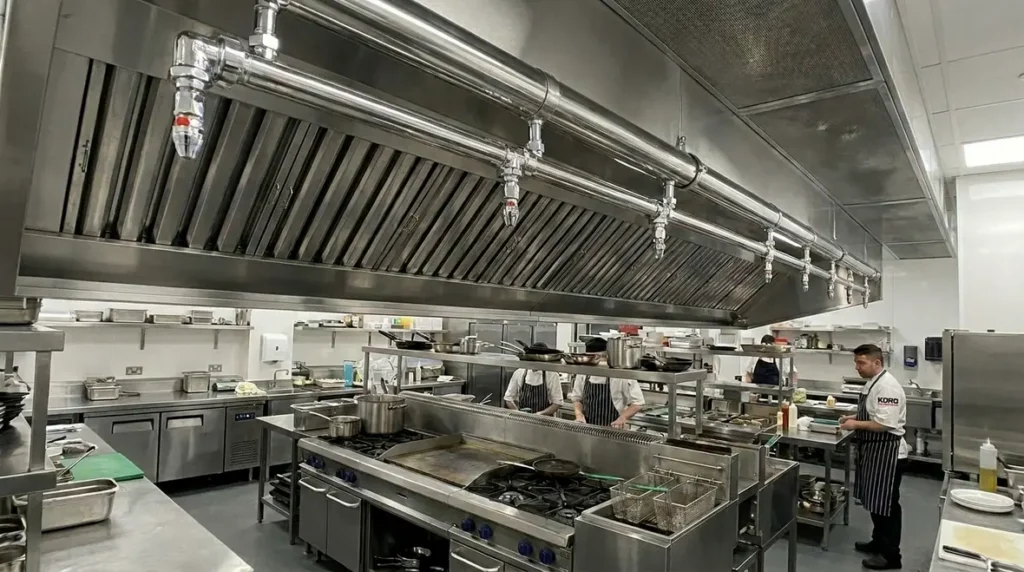 Commercial kitchen fire safety upgrades