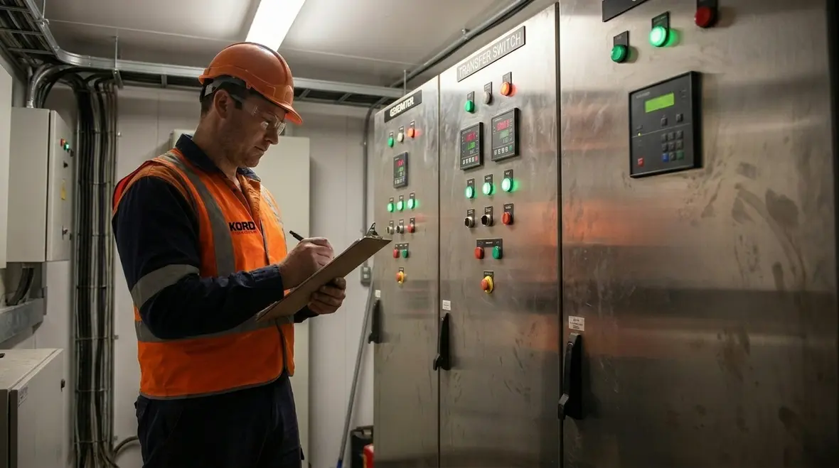 Load testing emergency power equipment in a commercial facility