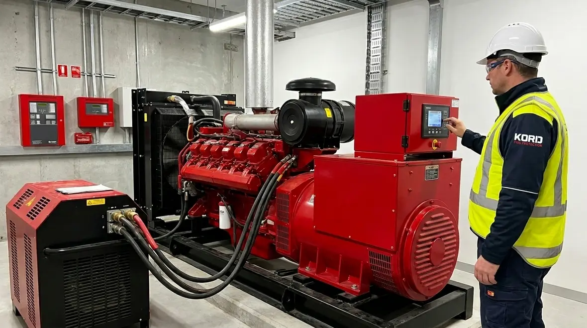 Emergency power system reliability testing in a commercial building