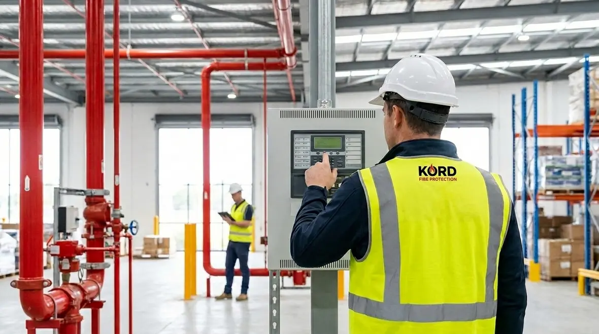 Fire protection system upgrades in a modernized commercial facility