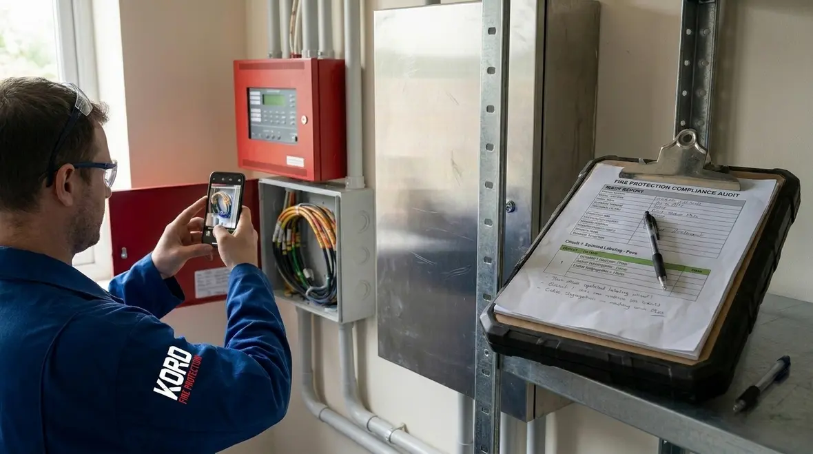 Commercial site workflow planning for electrical compliance audit