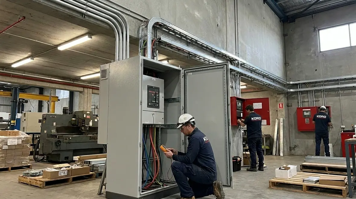 Industrial electrical infrastructure upgrades for reliability in a manufacturing facility