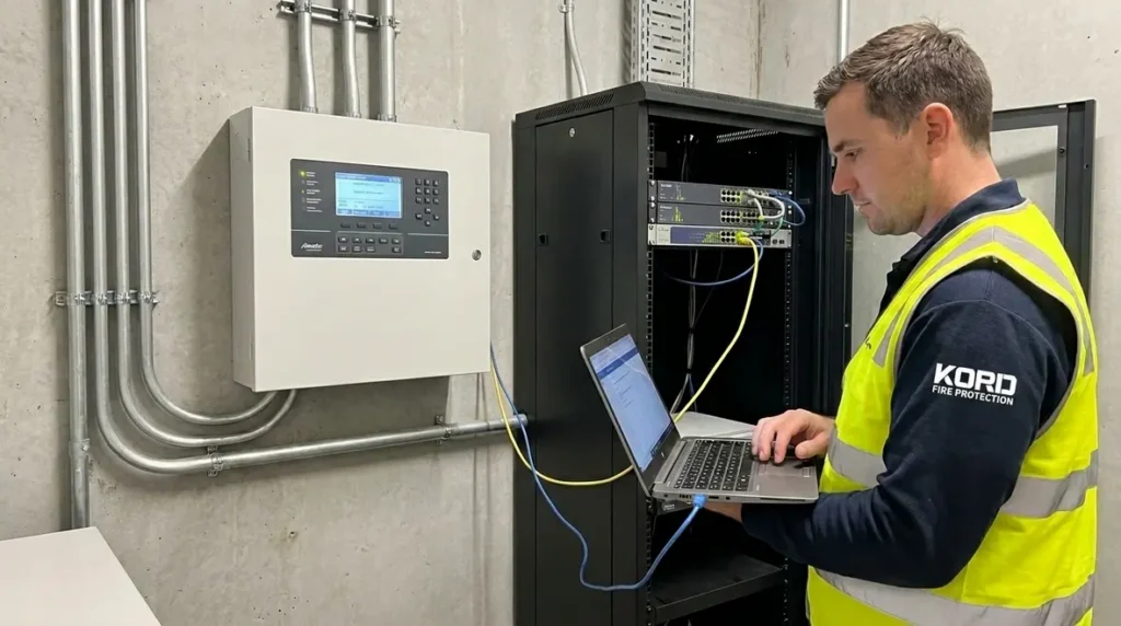 Smart fire alarm panel connectivity