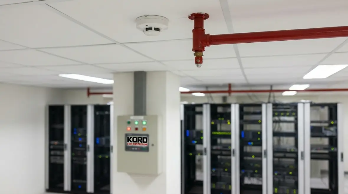 Automatic fire suppression activation sequence in Australia