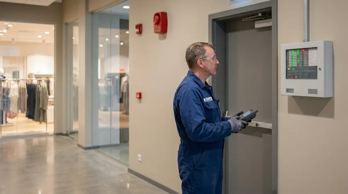 Phased replacement of legacy building fire protection systems in a commercial facility